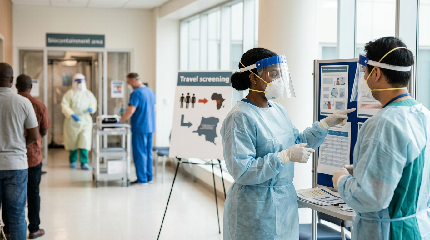 Editorial image for ZayedMD article '2026 Ebola Outbreak in Congo: Clinical Implications and Global Preparedness'.